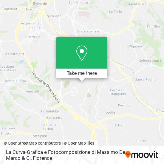 La Curva-Grafica e Fotocomposizione di Massimo De Marco & C. map