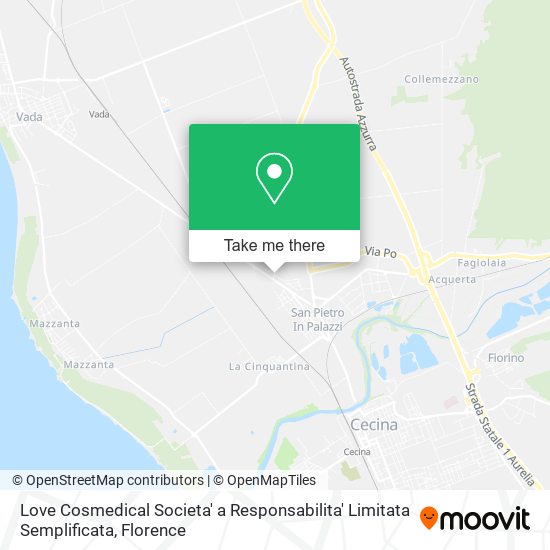 Love Cosmedical Societa' a Responsabilita' Limitata Semplificata map