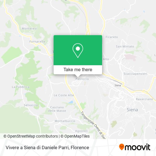 Vivere a Siena di Daniele Parri map