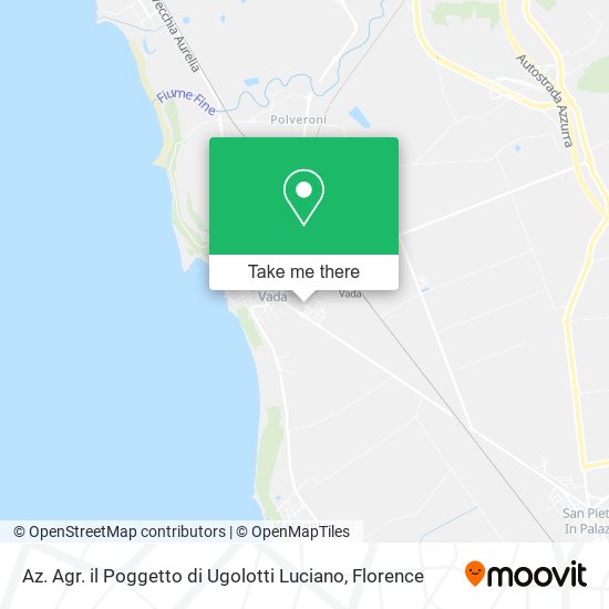 Az. Agr. il Poggetto di Ugolotti Luciano map