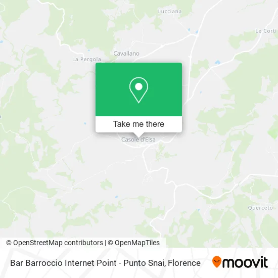 Bar Barroccio Internet Point - Punto Snai map