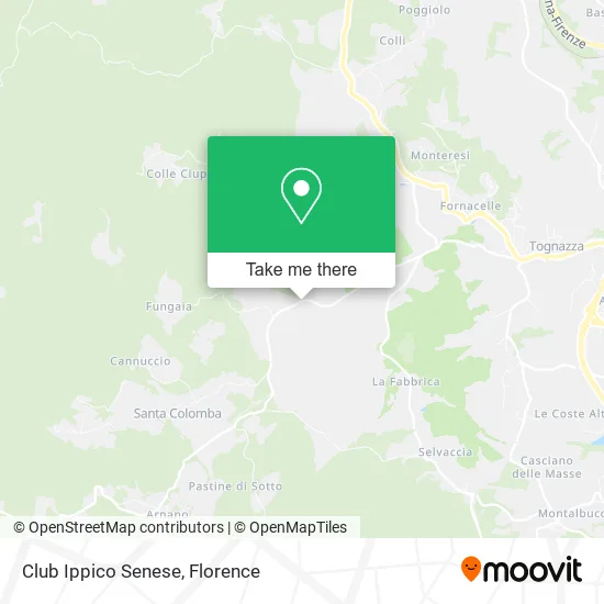 Club Ippico Senese map