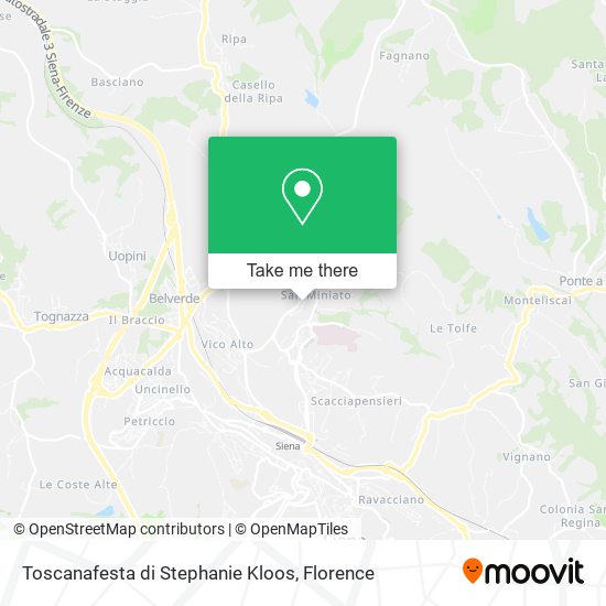 Toscanafesta di Stephanie Kloos map