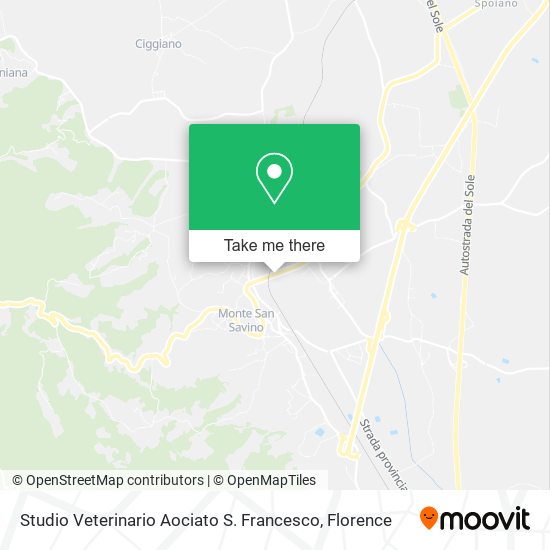 Studio Veterinario Aociato S. Francesco map