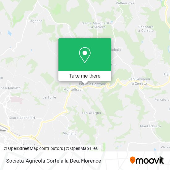Societa' Agricola Corte alla Dea map