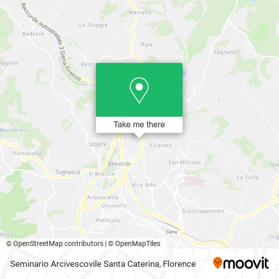 Seminario Arcivescovile Santa Caterina map