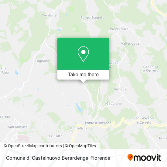 Comune di Castelnuovo Berardenga map