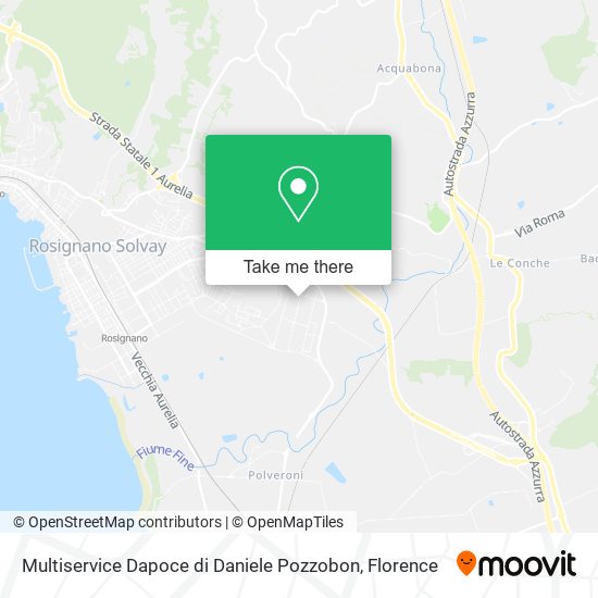 Multiservice Dapoce di Daniele Pozzobon map