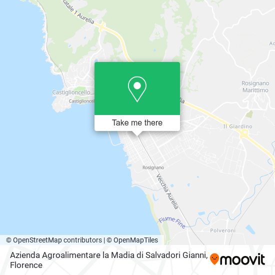 Azienda Agroalimentare la Madia di Salvadori Gianni map