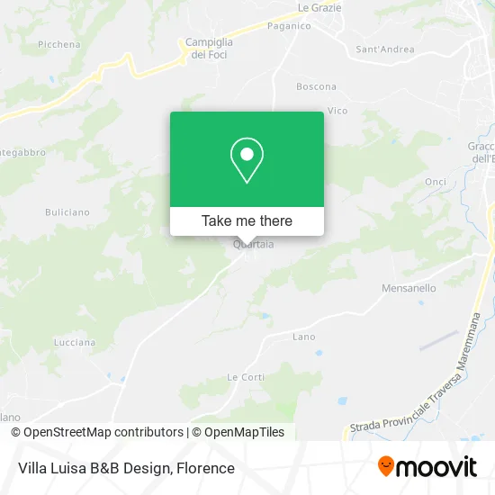 Villa Luisa B&B Design map