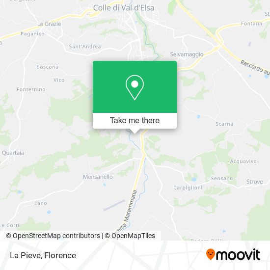 La Pieve map