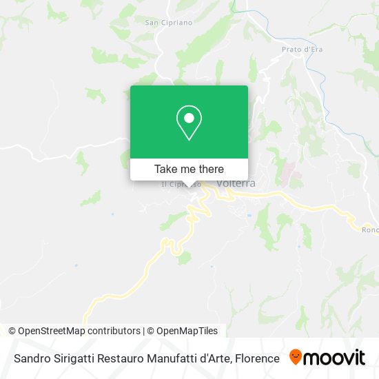 Sandro Sirigatti Restauro Manufatti d'Arte map