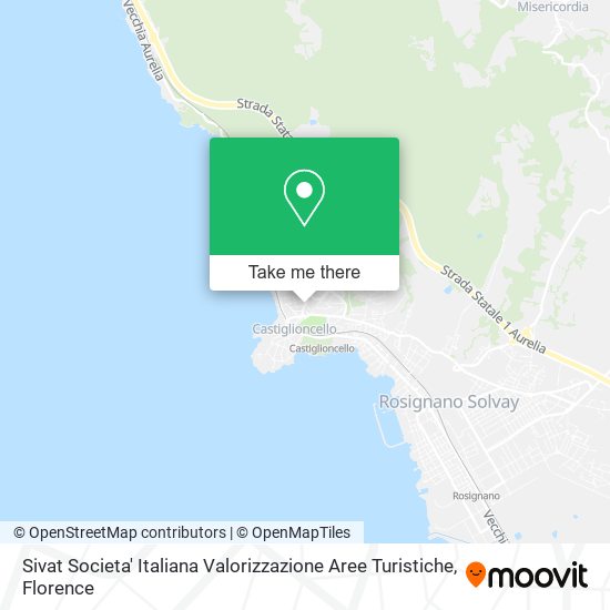 Sivat Societa' Italiana Valorizzazione Aree Turistiche map