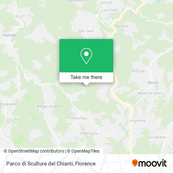 Parco di Sculture del Chianti map