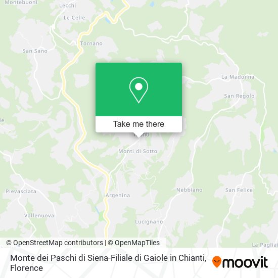 Monte dei Paschi di Siena-Filiale di Gaiole in Chianti map