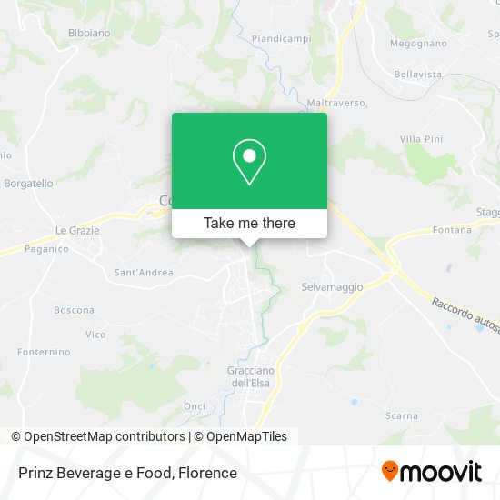 Prinz Beverage e Food map