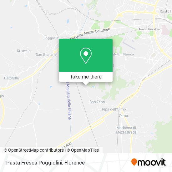 Pasta Fresca Poggiolini map