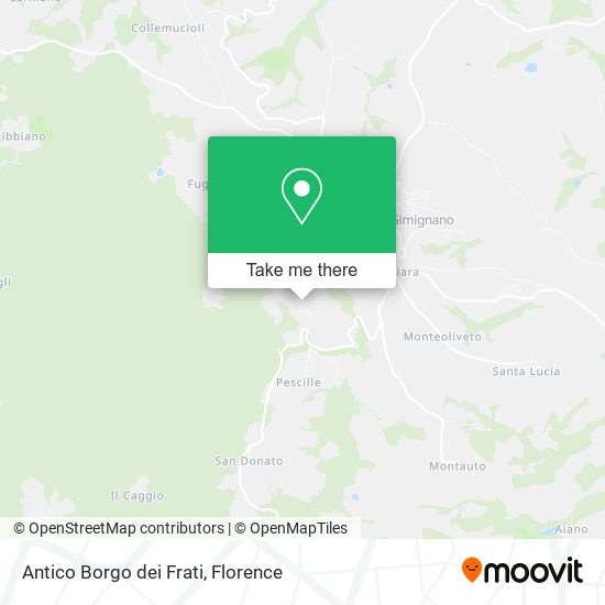 Antico Borgo dei Frati map