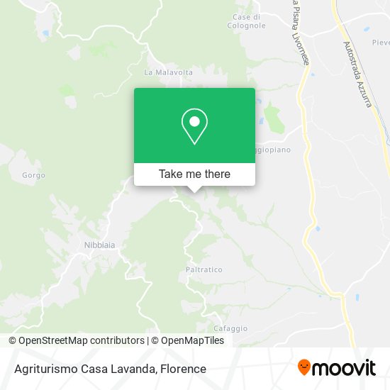 Agriturismo Casa Lavanda map
