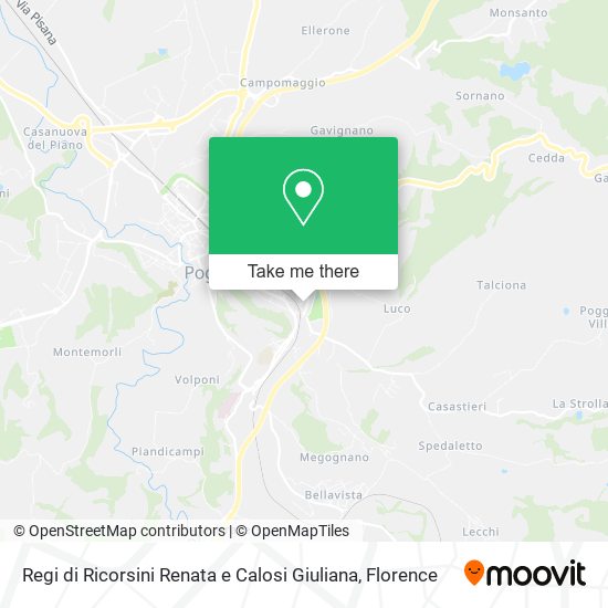 Regi di Ricorsini Renata e Calosi Giuliana map