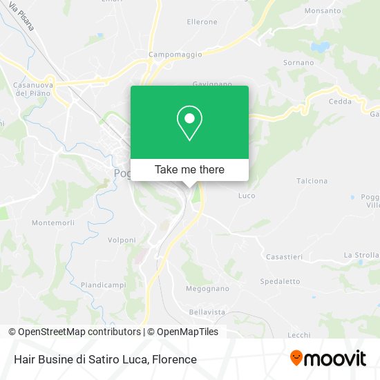 Hair Busine di Satiro Luca map