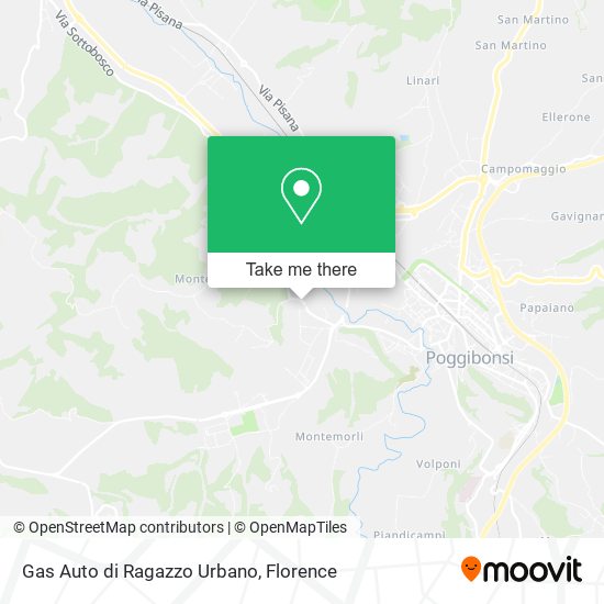 Gas Auto di Ragazzo Urbano map