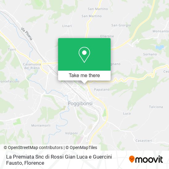 How to get to La Premiata Snc di Rossi Gian Luca e Guercini Fausto in