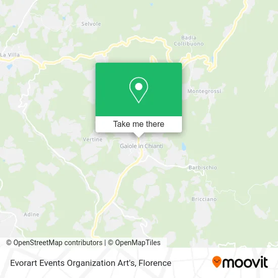 Evorart Events Organization Art's map