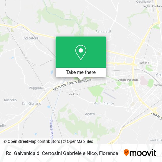 Rc. Galvanica di Certosini Gabriele e Nico map