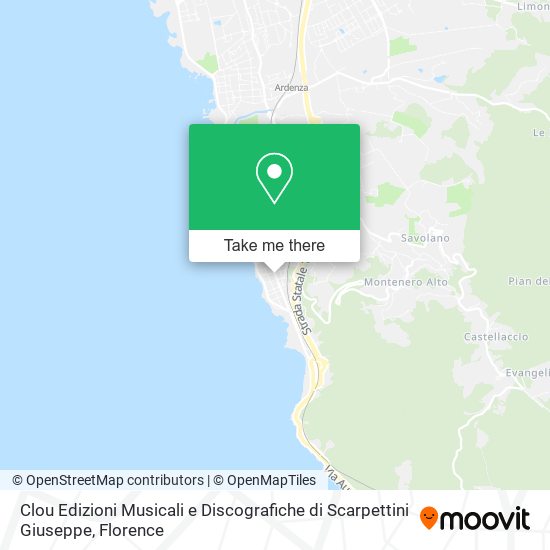 Clou Edizioni Musicali e Discografiche di Scarpettini Giuseppe map
