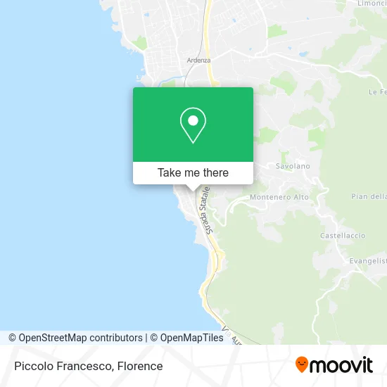 Piccolo Francesco map