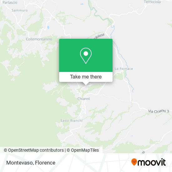 Montevaso map