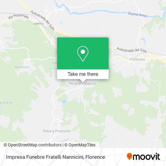 Impresa Funebre Fratelli Nannicini map