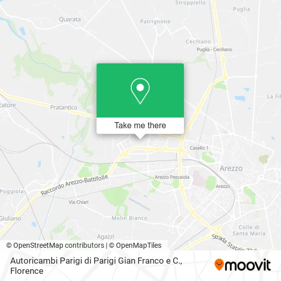 Autoricambi Parigi di Parigi Gian Franco e C. map