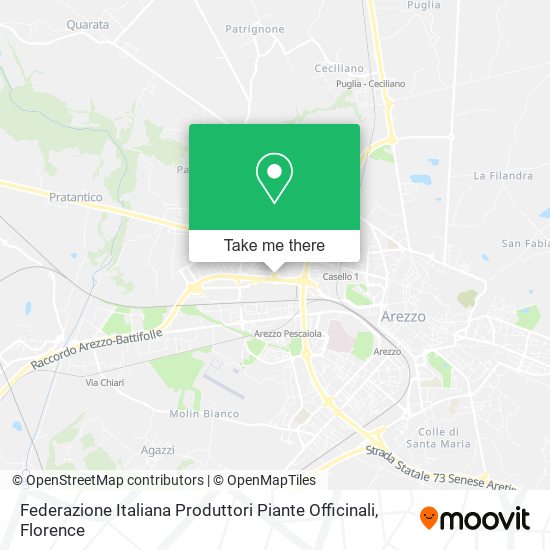 Federazione Italiana Produttori Piante Officinali map