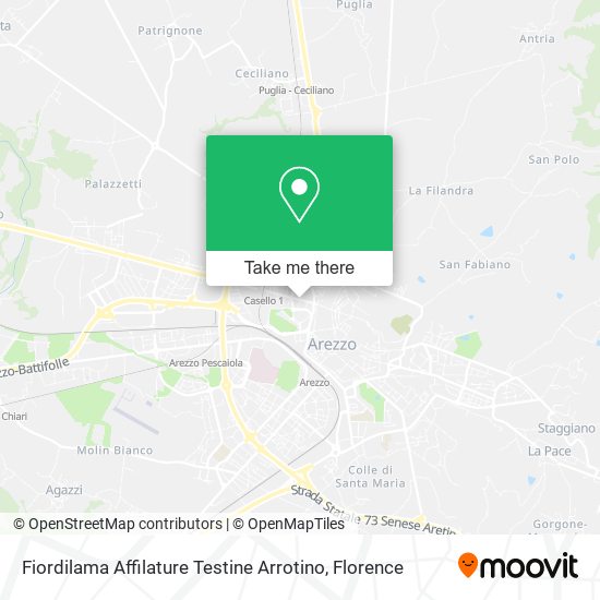 Fiordilama Affilature Testine Arrotino map