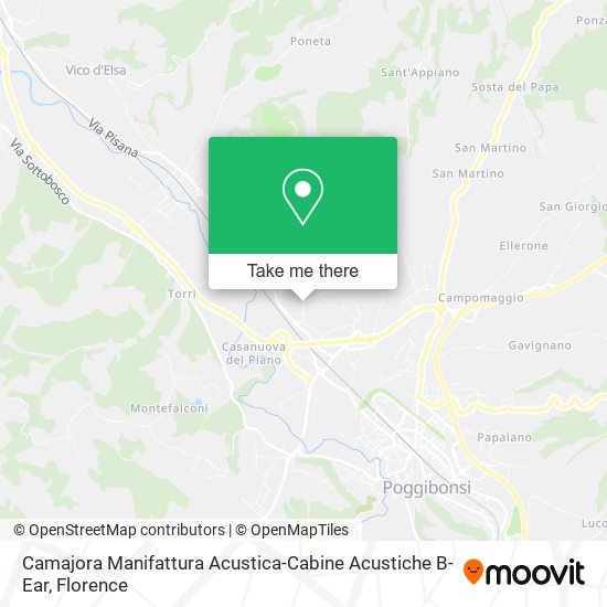 Camajora Manifattura Acustica-Cabine Acustiche B-Ear map