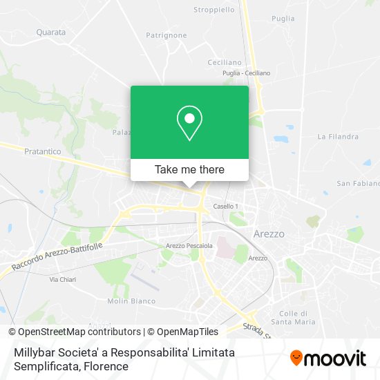 Millybar Societa' a Responsabilita' Limitata Semplificata map