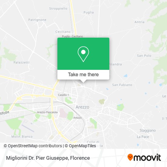 Migliorini Dr. Pier Giuseppe map