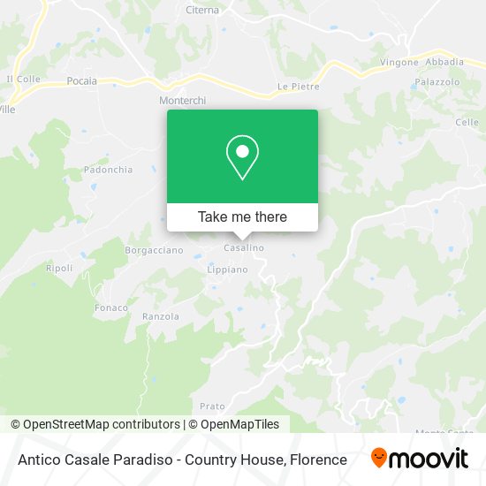 Antico Casale Paradiso - Country House map