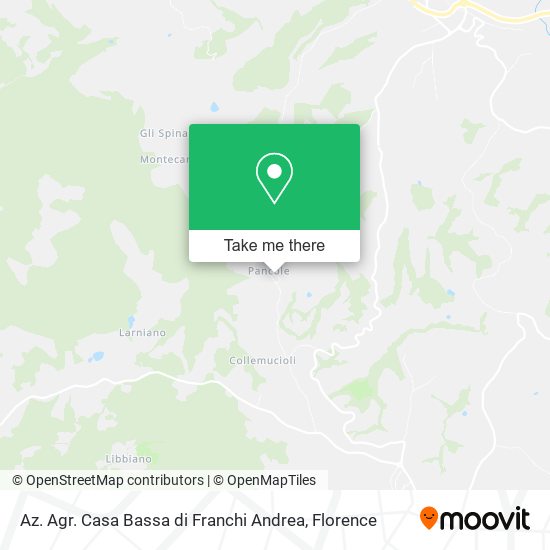 Az. Agr. Casa Bassa di Franchi Andrea map