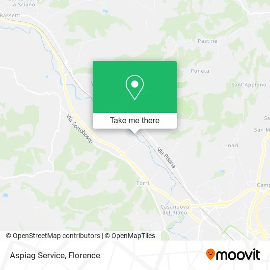 Aspiag Service map