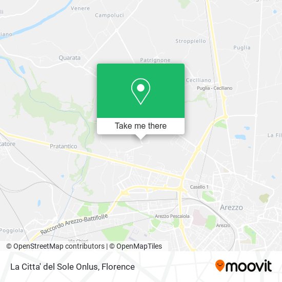La Citta' del Sole Onlus map
