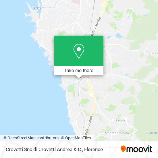 Crovetti Snc di Crovetti Andrea & C. map