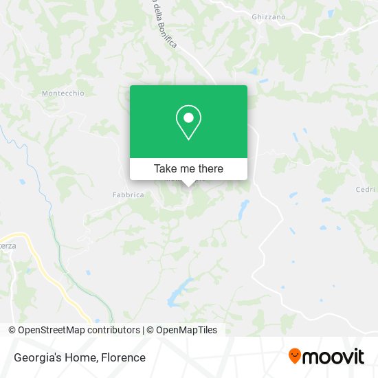 Georgia's Home map