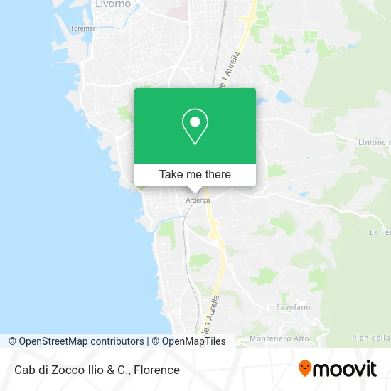 CAB by Zocco Ilio & Co. map