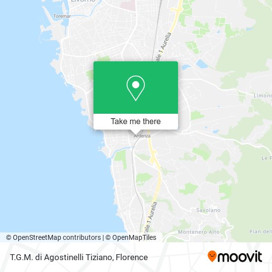 T.G.M. di Agostinelli Tiziano map