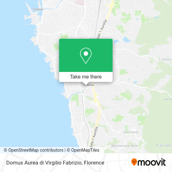 Domus Aurea di Virgilio Fabrizio map