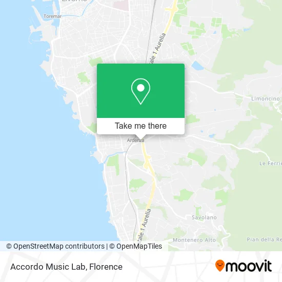 Accordo Music Lab map