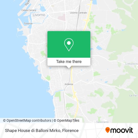 Shape House di Balloni Mirko map